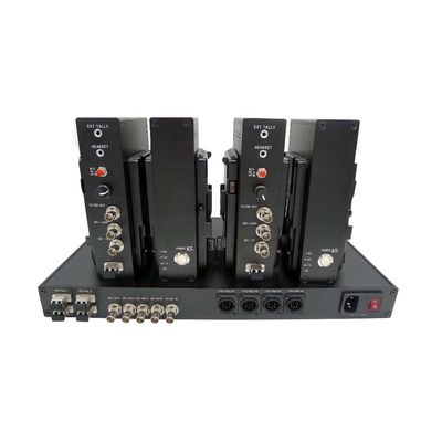 4 Port Datavideo ITC-100 Fiber Camera System For OBVAN OB Trucks And SNG Vehicles System