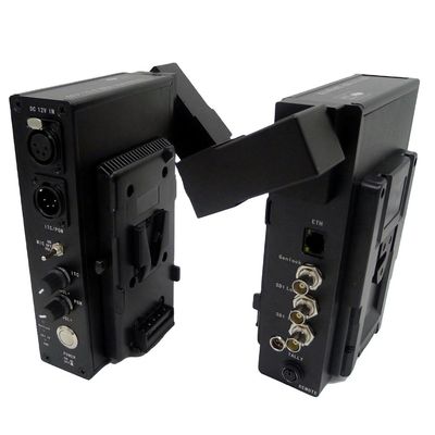 HD 3G Fiber Camera System EFP To Fiber Converter For JVC W SDI Remote Control
