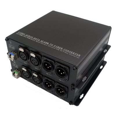 Media Digital Audio Over Fiber Extender Bidirectional Audio Over Fiber
