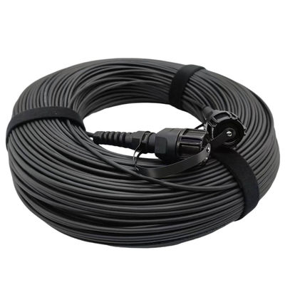 Field Optical Fiber Cable Patch Cord With ODVA Dual LC Connector