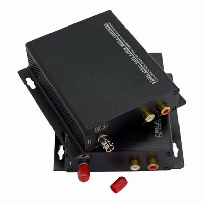 RCA Audio To Fiber Converter 2 Channels ST FC SC LC Optional Interface