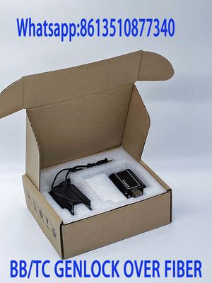 Genlock to Fiber convertor Genlock (CVBS/ BB/ Tri-Level) over Optic Fiber Extender (Boards) with Mini Size, w/SFP module