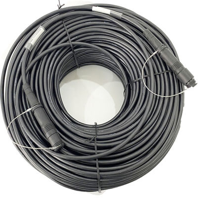 armored Hybrid HD Camera Cable SMPTE311M Connector 100meter