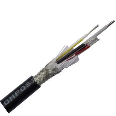 armored Hybrid HD Camera Cable SMPTE311M Connector 100meter