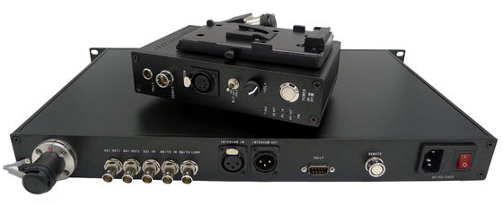 Camera Adapter Base Station Fiber Optic Camera For Live Studio Production With HDTV SDI/Ikegami OCP-100/Genlock/Interco
