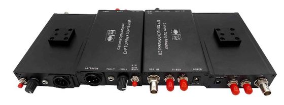 MINI 4-ch SDI to camera EFP fiber system with intercom,Tally,Return SDI.