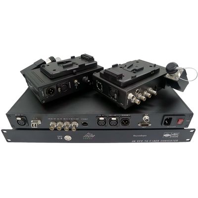 SDI  Ethernet Tally Remote PGM audio Intercom over fiber for live link studio system