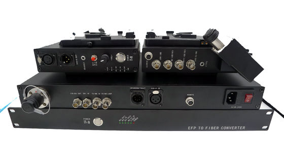 4ch camera fiber system with Timecode,SDI Video,Tally,Remote,CCU to fiber converter