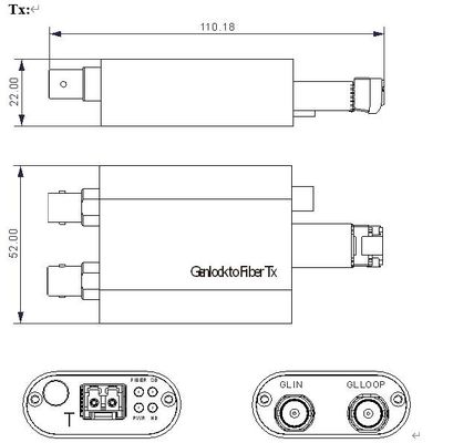 Genlock over Fiber  TC/BB over Fiber