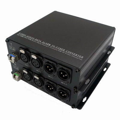 Broadcasting 2-CH 2 Way 3 Pin Xlr To Fiber Converter Converter/Transceiver/Transmitter And Receiver