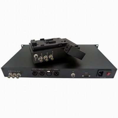 4 channel Optical Fiber Camera System unit for ENG,SNG and EFP and Datevideo Remote MCU-100 REVERSE video