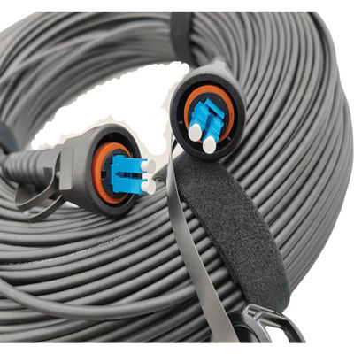 Field Optical Fiber Cable Patch Cord With ODVA Dual LC Connector