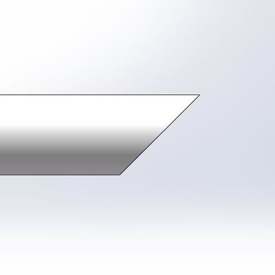 Beveled Optical Lensed Fiber Used To Prevent Interference Or Damage