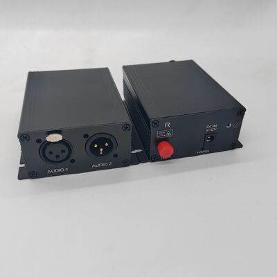 1ch bi-directional  audio to fiber converter 2ch Balanced Audio to Fiber Converter